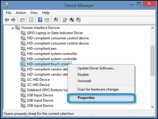 dell hid compliant touch screen